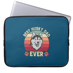 Capa Para Notebook O melhor pai de rouco de todos os pais de cães do
