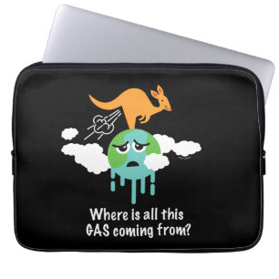 Capa Para Notebook O metano do canguru Fart