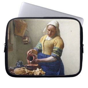 Capa Para Notebook O Milkmaid, c.1658-60 (óleo em canvas)