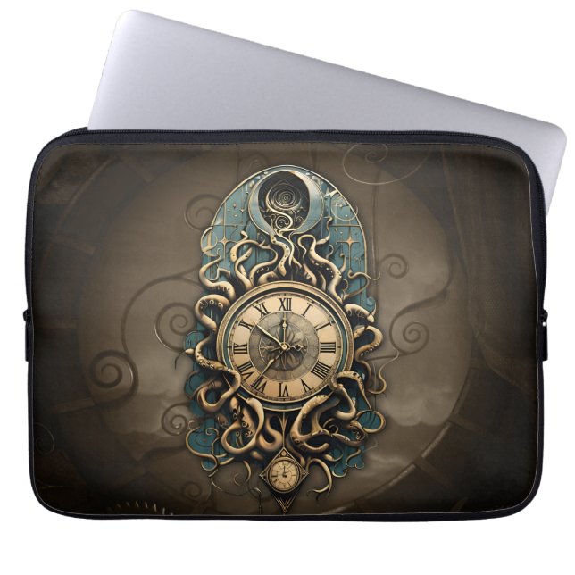 Capa Para Notebook O misterioso movimento steampunk. (Frente)