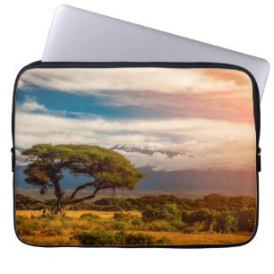 Capa Para Notebook O Monte Kilimanjaro Amboseli, Kenya