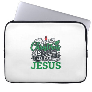 Capa Para Notebook O Natal é Tudo Sobre o Design de Jesus