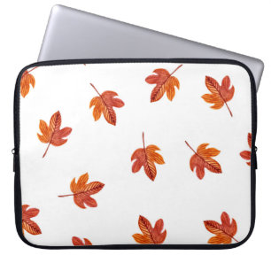 Capa Para Notebook O Outono Deixa A Maneira De Aquarela Desenhada