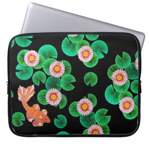 Capa Para Notebook O Papel Koi Pond