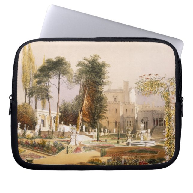 Capa Para Notebook O Parterre nos jardins em Wilton, o assento de (Frente)