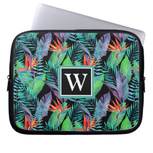 Capa Para Notebook O pássaro da aguarela de paraíso adiciona sua