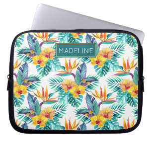 Capa Para Notebook O pássaro de paraíso & o teste padrão   da