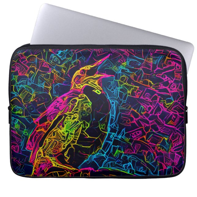 Capa Para Notebook O pássaro Solitário 3 (Frente)
