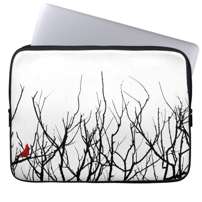 Capa Para Notebook O pássaro vermelho por pimentas de Leslie (Frente)