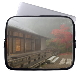 Capa Para Notebook O pavilhão no Jardim Japonês Portland
