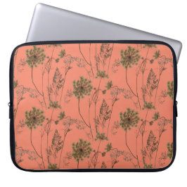 Capa Para Notebook O rendas da Rainha Anne em uma Bolsa de laptop (Sa