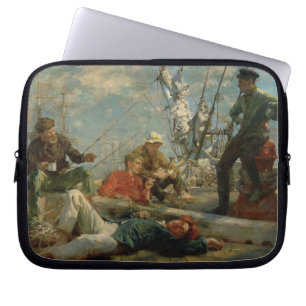 Capa Para Notebook O resto do meio-dia (marinheiros que Yarning),