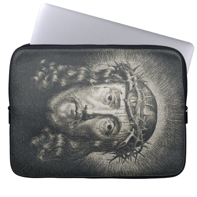 Capa Para Notebook O Santo Rosto coroado de espinhos (Frente)
