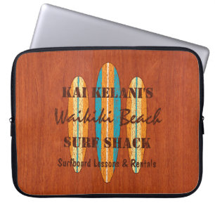 Capa Para Notebook O sinal do surf personaliza prancha do Hawaiian do