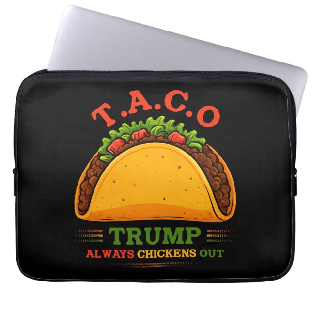 Capa Para Notebook O Taco Trump Sempre Fala Engraçado (Frente)