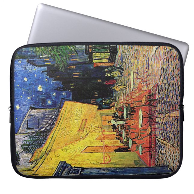 Capa Para Notebook O terraço de café no local do fórum, Arles, em (Frente)