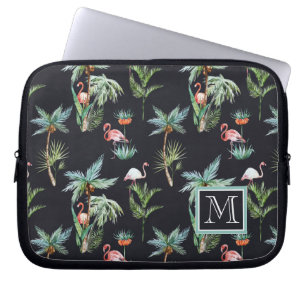 Capa Para Notebook O teste padrão   da palma da aguarela adiciona su