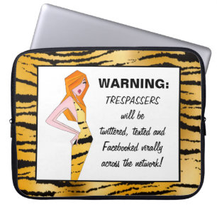 Capa Para Notebook O TRESPASSERS Será Twitado, Enviado Por SMS E Face