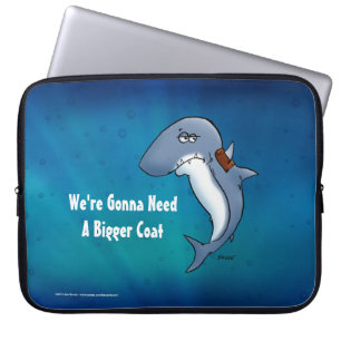 Capa Para Notebook O Tubarão Engraçado Precisa De Maior Bolsa de lapt