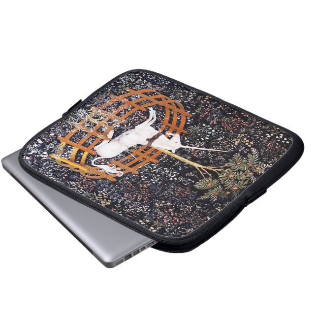 Capa Para Notebook O unicórnio na bolsa de laptop do captiveiro (Frente Inferior)