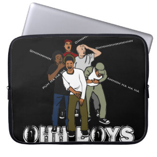 Capa Para Notebook O vermelho-preto do OHH BOYS Rindo
