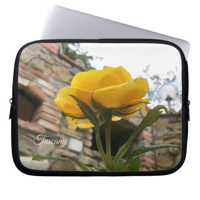 Capa Para Notebook O yelllow de Tuscan aumentou (Frente)