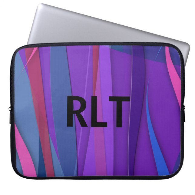 Capa Para Notebook Ocean Breezes Monograma (Frente)