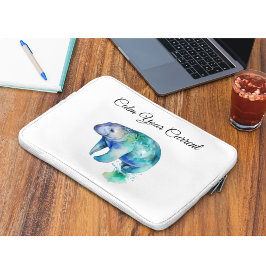 Capa Para Notebook Oceanic Whisper Manatee, custom