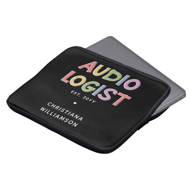 Capa Para Notebook Oferta Personalizada de Audiologia para Graduação (Frente Topo)