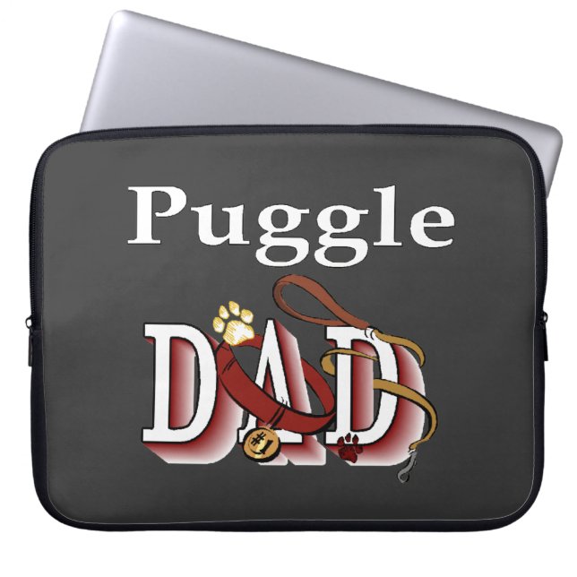 Capa Para Notebook Ofertas de Pai de Puggle (Frente)