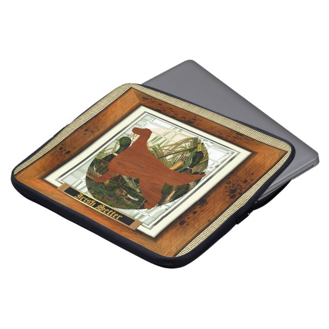 Capa Para Notebook Ofertas esportivas do setter irlandês (Frente Topo)