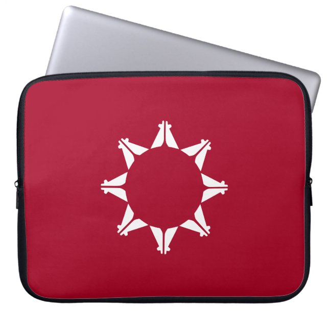 Capa Para Notebook Oglala Lakota Sioux Flag (Frente)