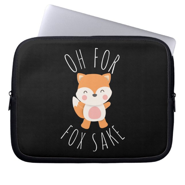 Capa Para Notebook Oh para Fox Sake (Frente)