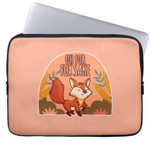 Capa Para Notebook Oh Pelo Amor De Uma Raposa Cute e Engraçado Raposa