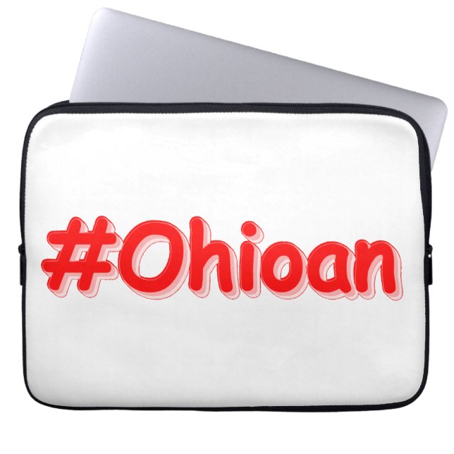 Capa Para Notebook "#Ohioan " Design bonito. Comprar Agora (Frente)
