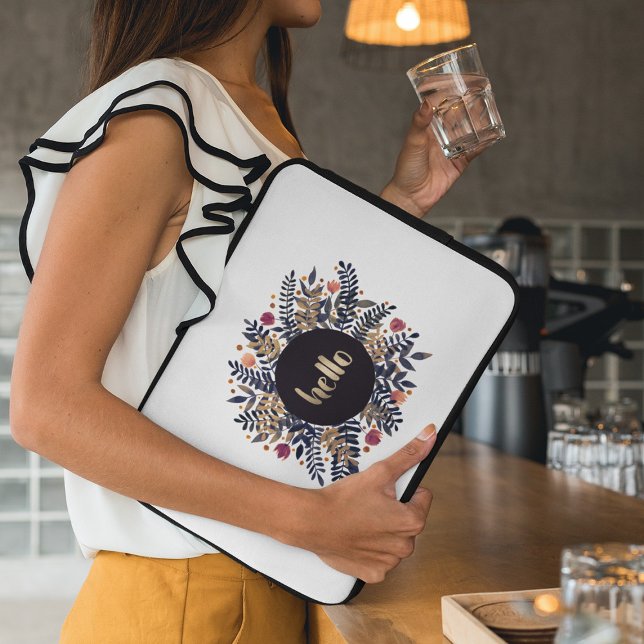 Capa Para Notebook Olá outono (Criador carregado)