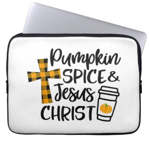 Capa Para Notebook Olá, Pumpkin Fall Spice & Jesus Cristo Fall Chris