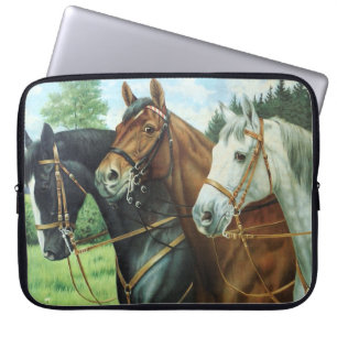 Capa Para Notebook Old German Horse Oil Painting Portrait from 1924