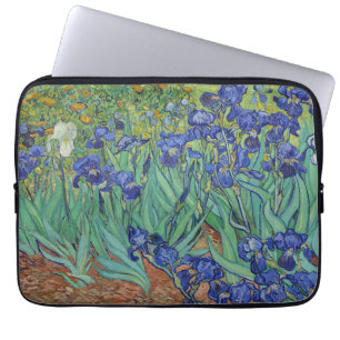 Capa Para Notebook Óleo Floral de Íris Azuis Famosas de Van Gogh