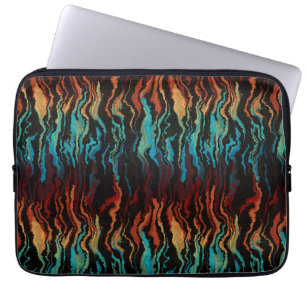 Capa Para Notebook Olhando para o abstrato de Fogo