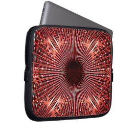 Capa Para Notebook Olho de agulha acrílico, tons de coral