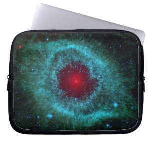 Capa Para Notebook Olho empoeirado da nebulosa NGC 7293 da hélice