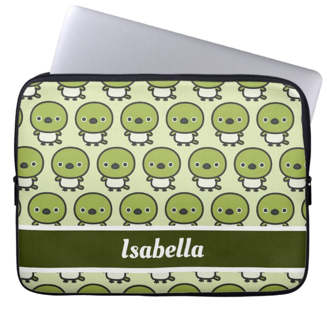Capa Para Notebook Olhos-brancos avisadores (Frente)