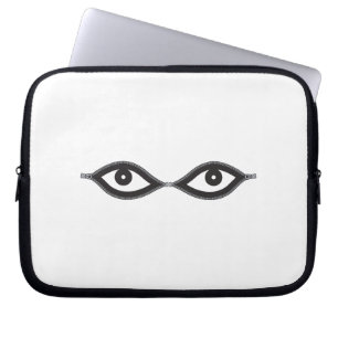 Capa Para Notebook Olhos de Zipper