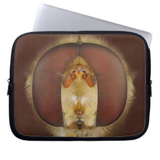 Capa Para Notebook Olhos principais e compostos de uma mosca do pairo