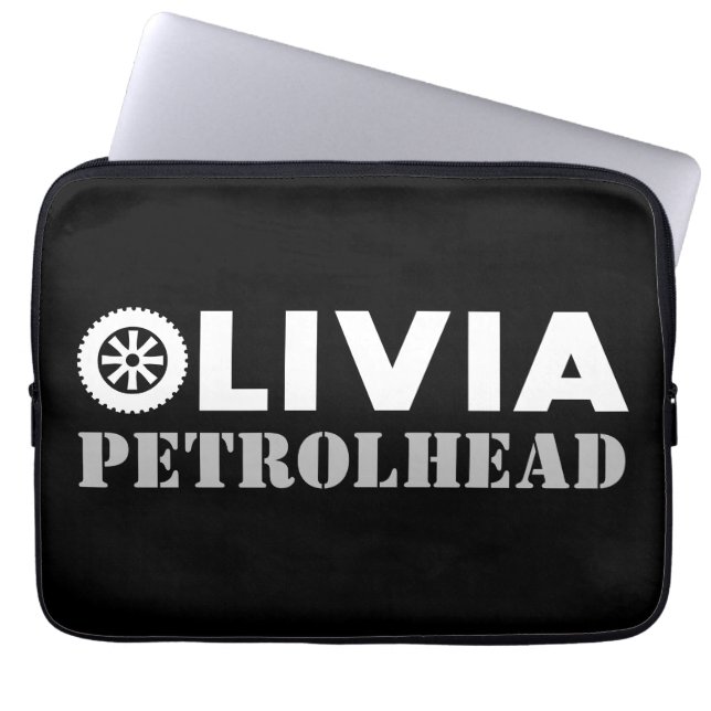 Capa Para Notebook Olivia Petrol Head (Frente)