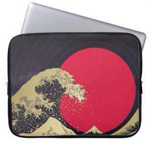Capa Para Notebook "Onda Excelente de kanagawa". Hokusai, onda japone