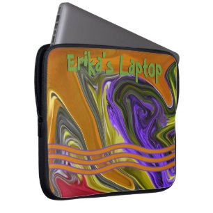Capa Para Notebook Onda líquida Funky