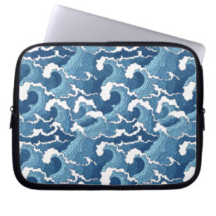 Capa Para Notebook Ondas do abstrato
