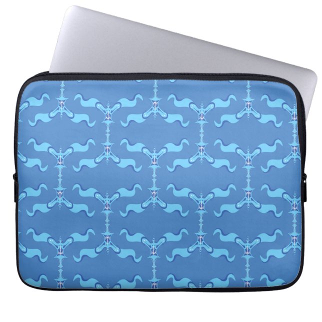 Capa Para Notebook Ondas do Oceano & Fitas  (Frente)